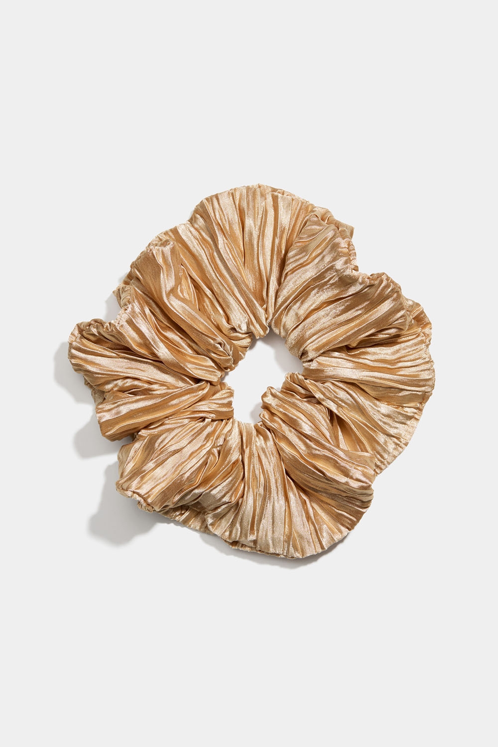 Plisserad beige scrunchie i gruppen Store week / 2537 hos Glitter (332001468300)