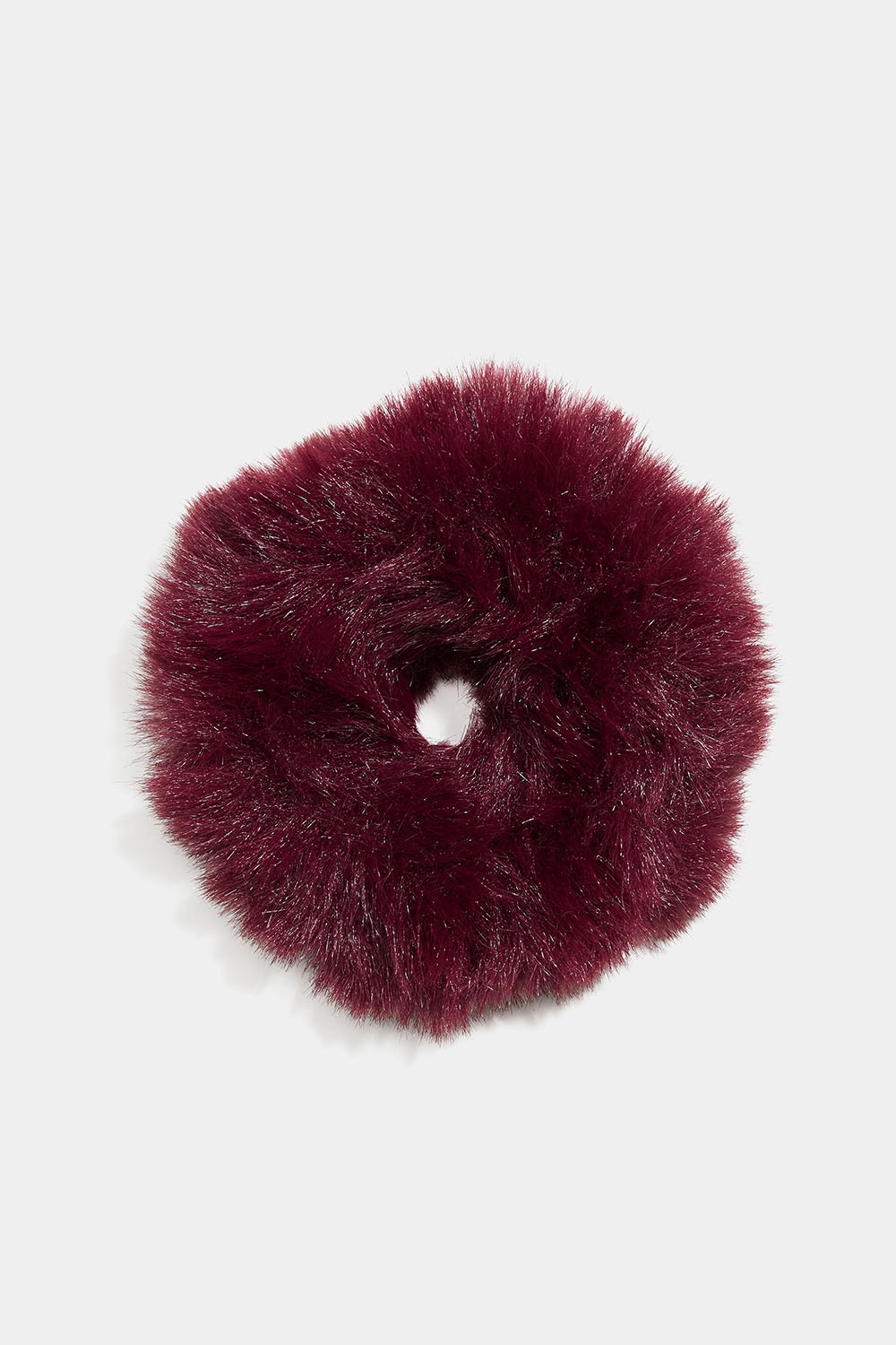 Vinröd fluffig hårsnodd i gruppen Store week / 2542 hos Glitter (332001526300)