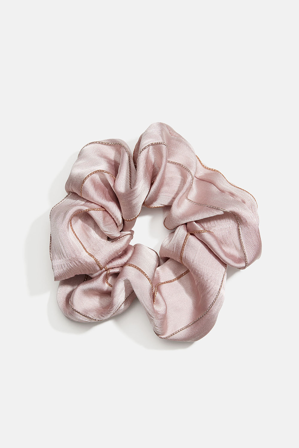 Scrunchie i gammelrosa med guldtrådar i gruppen Håraccessoarer / Scrunchies hos Glitter (332002175100)