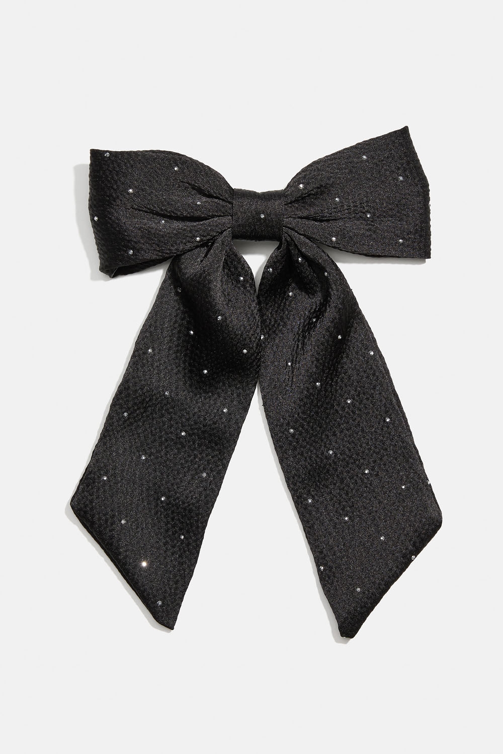 Hårspänne med svart rosett och små nitar i gruppen Håraccessoarer / Spännen & klämmor / Hårspännen hos Glitter (335002039000)