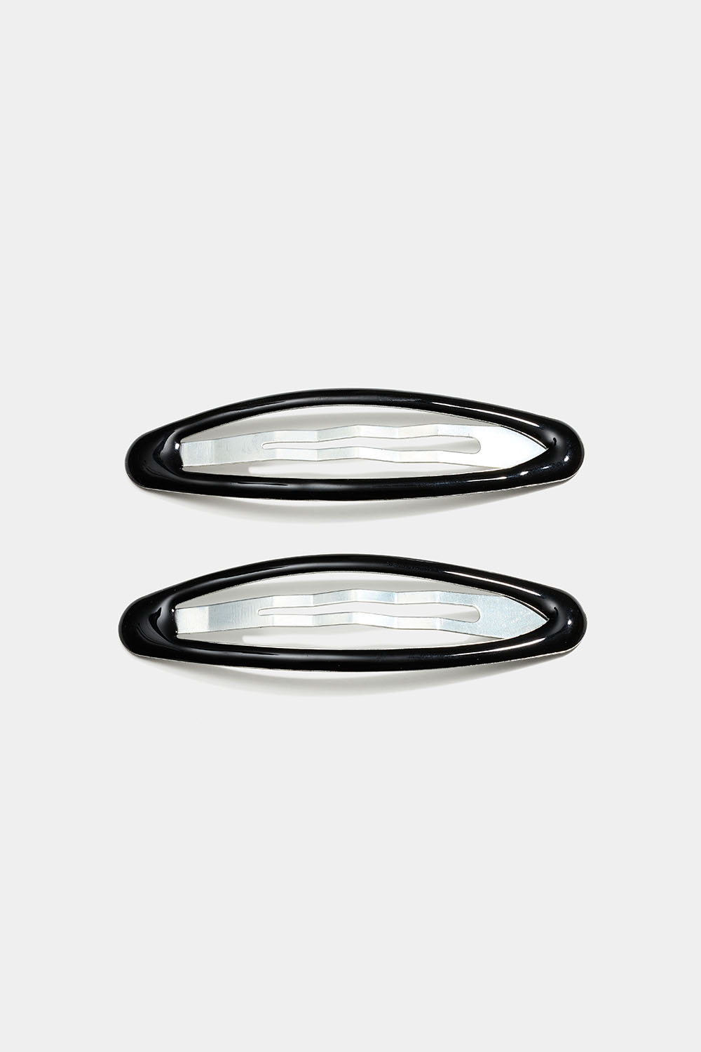 2-pack stora svarta hårspännen i gruppen Håraccessoarer / Spännen & klämmor / Flerpack hos Glitter (335002219000)