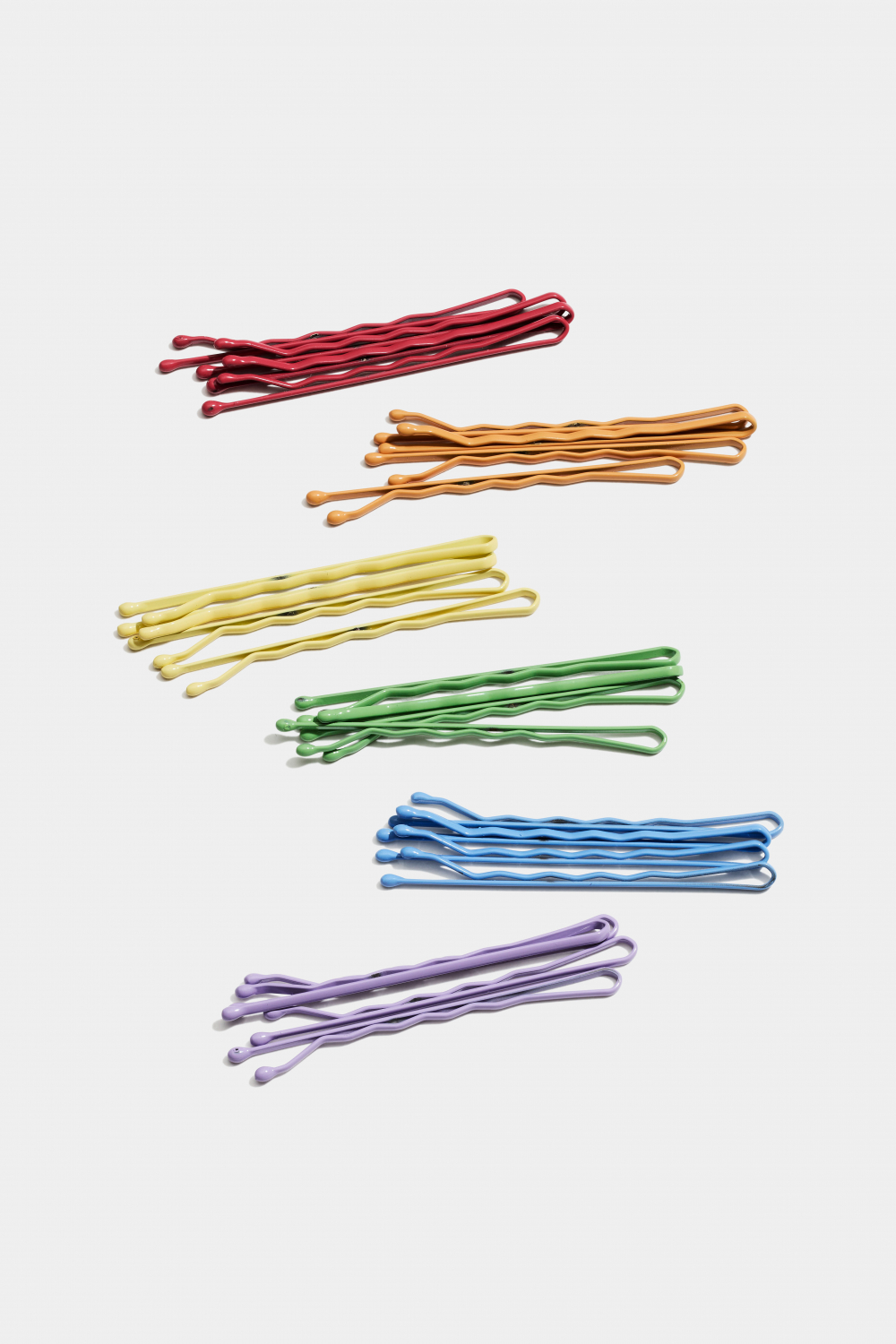 Hårnålar i regnbågens färger, 24-pack i gruppen Håraccessoarer / Styling & verktyg / Hårnålar hos Glitter (335002489900)