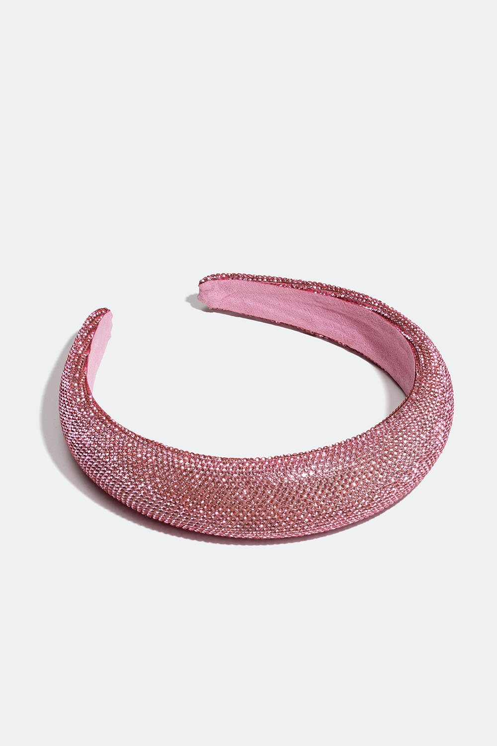 Vadderat diadem i rosa strass i gruppen Håraccessoarer / Diadem hos Glitter (336000445400)