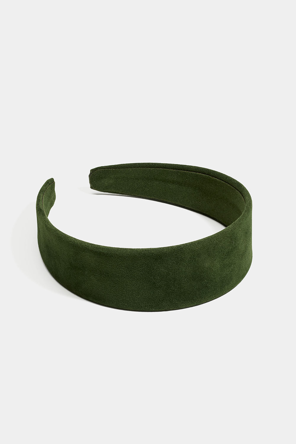 Brett diadem i grön sammetsimitation i gruppen Håraccessoarer / Diadem / Breda hos Glitter (336001647700)