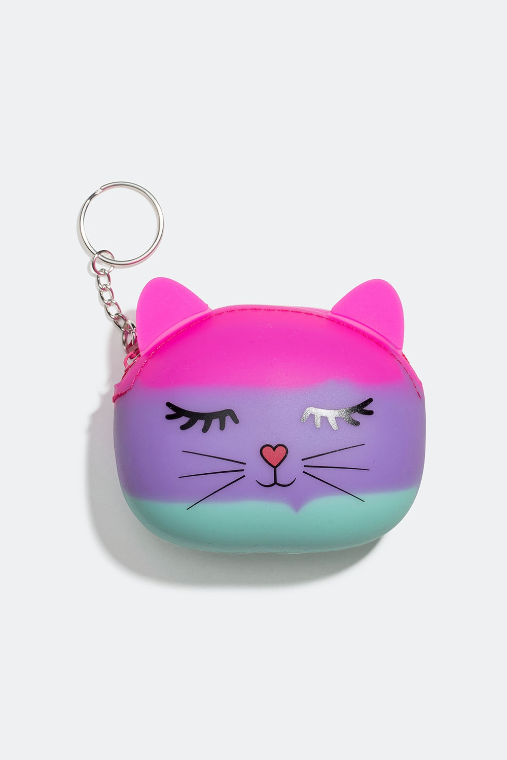 Nyckelring med katt pouch i gruppen Barn / Barnaccessoarer / Barnnyckelringar hos Glitter (401000059900)