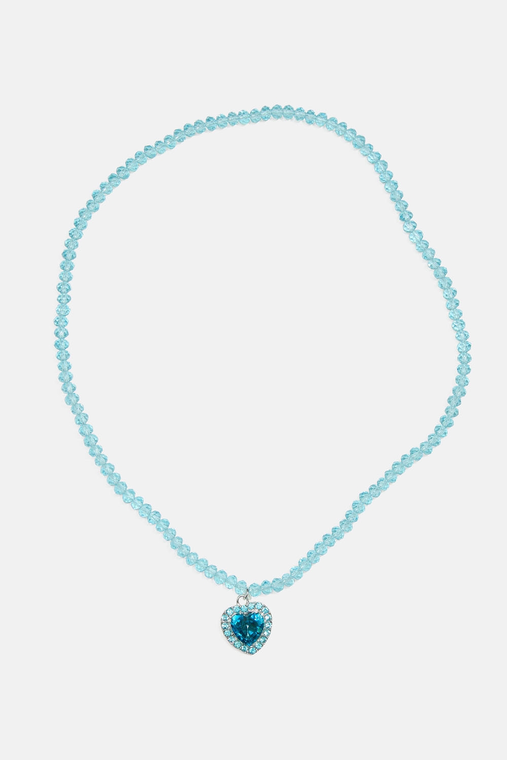 Elastiskt halsband för barn med pärlor och hjärta i gruppen Barn / Barnsmycken / Barnhalsband hos Glitter (402000327000)