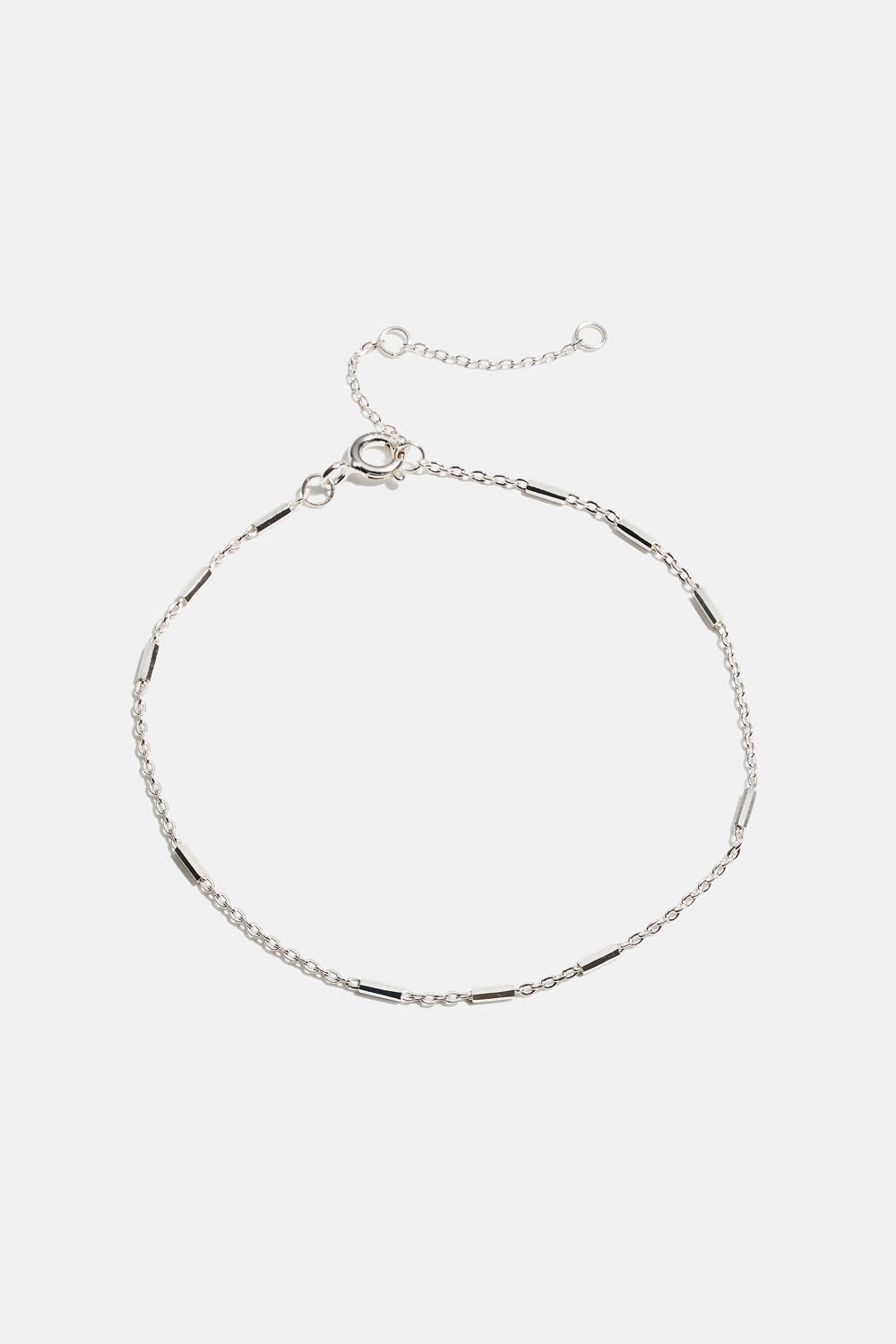 Armband i äkta silver med små stavar i gruppen Äkta silver / Silverarmband hos Glitter (551000711001)