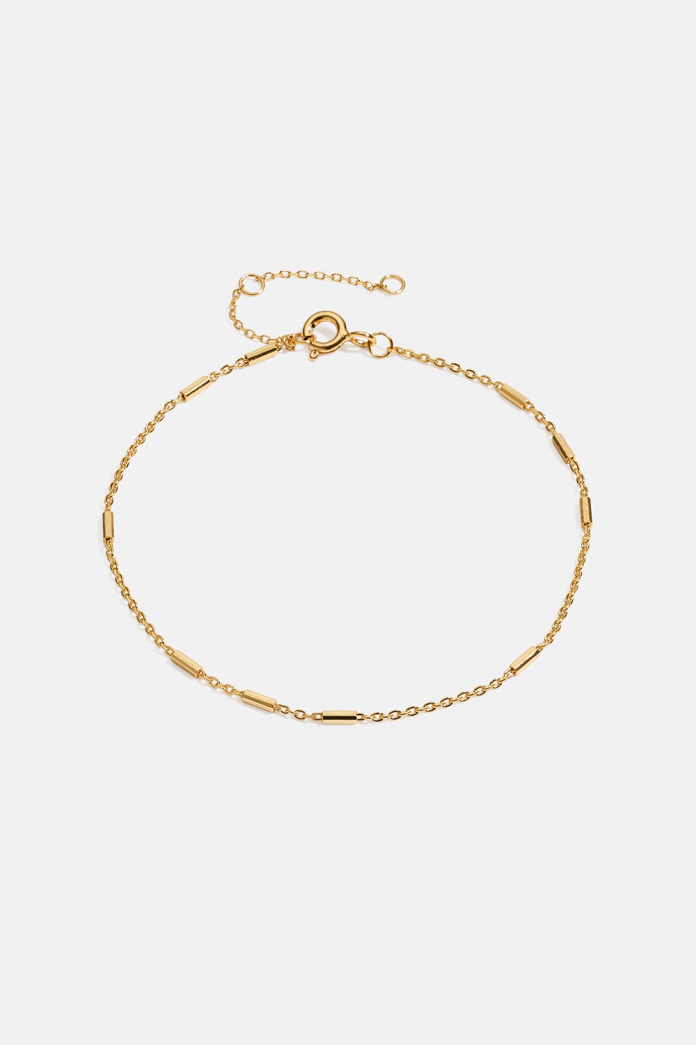 Armband i 18k guldpläterat äkta silver med små stavar i gruppen 18k Guldpläterat silver / Armband i 18k guld hos Glitter (551000712002)