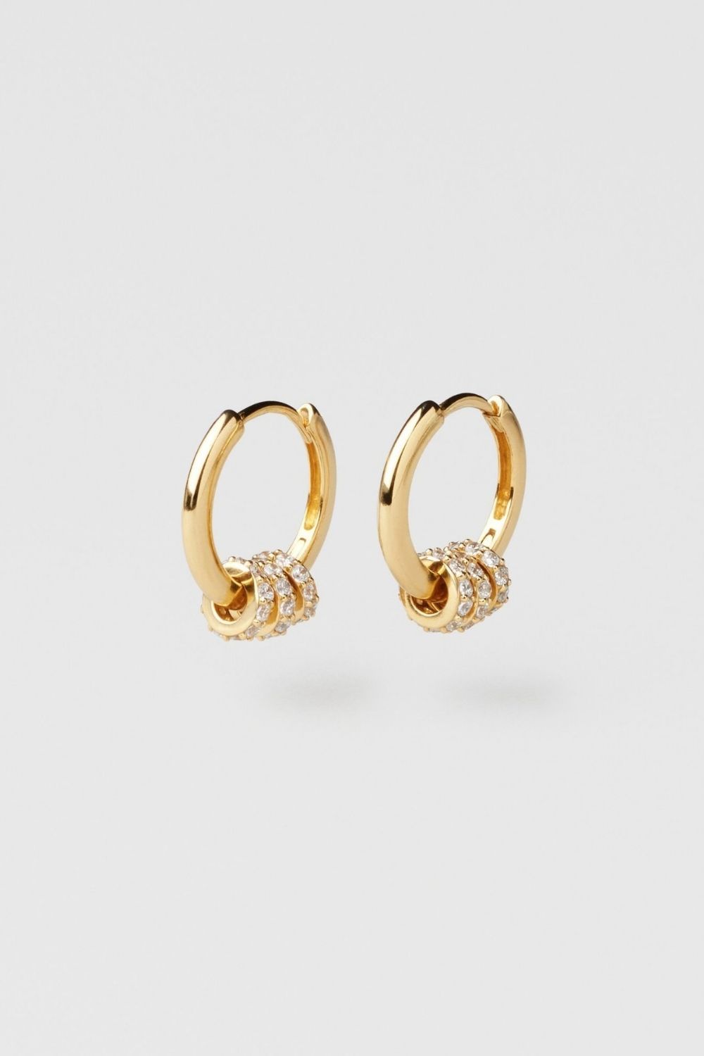 Leone Hoops 24k Gold Plated i gruppen Guldpläterat äkta silver / Guldpläterade örhängen hos Glitter (553005872002)
