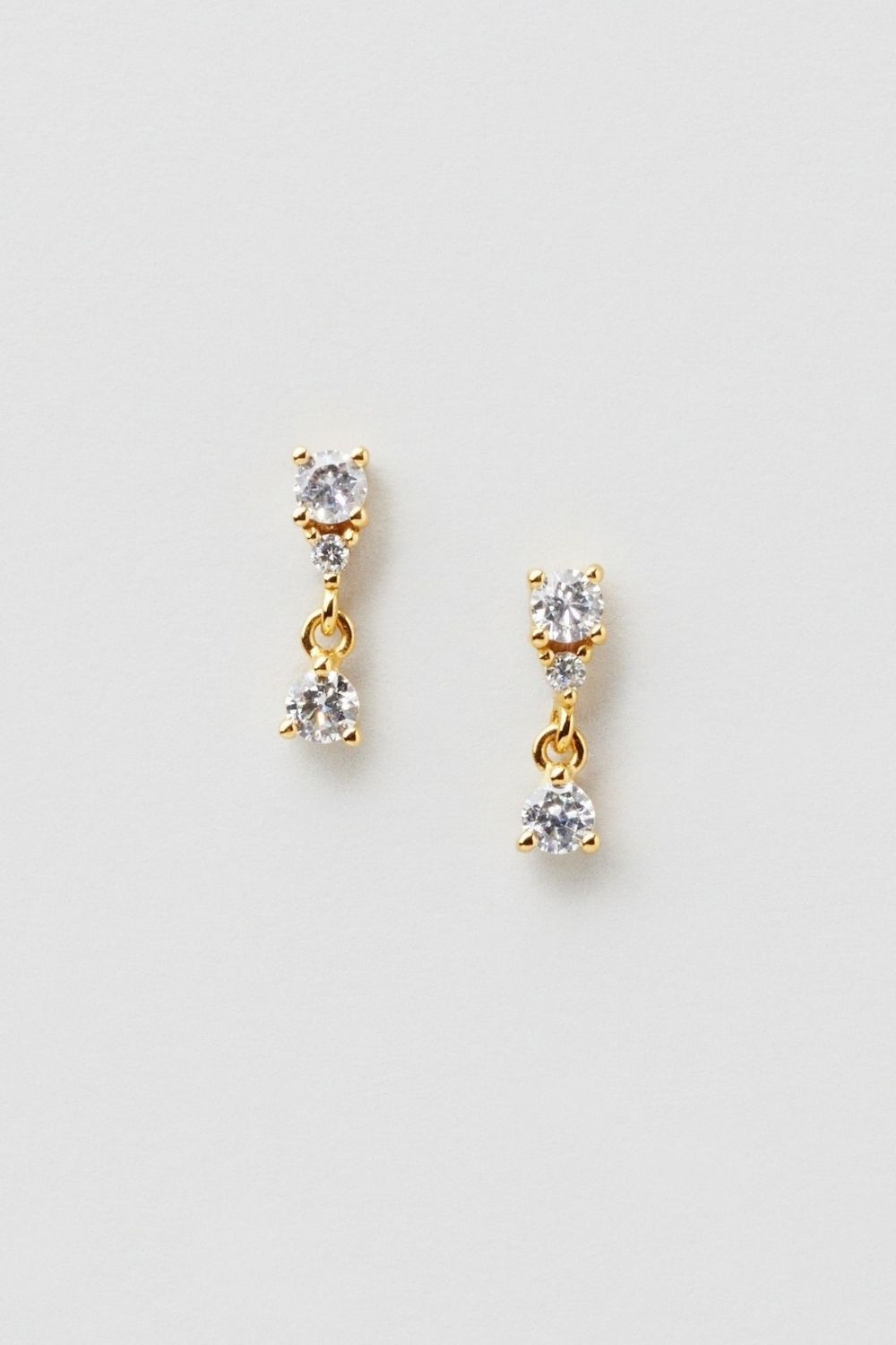 Elisa Bling Studs 24k Gold Plated i gruppen Safira hos Glitter (553005882002)