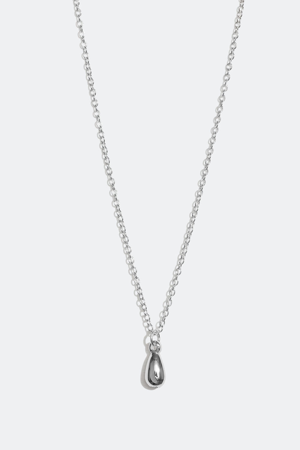 Halsband i äkta silver med dropphänge i gruppen Äkta silver / Silverhalsband / Halsband i äkta silver med hänge hos Glitter (554000721001)