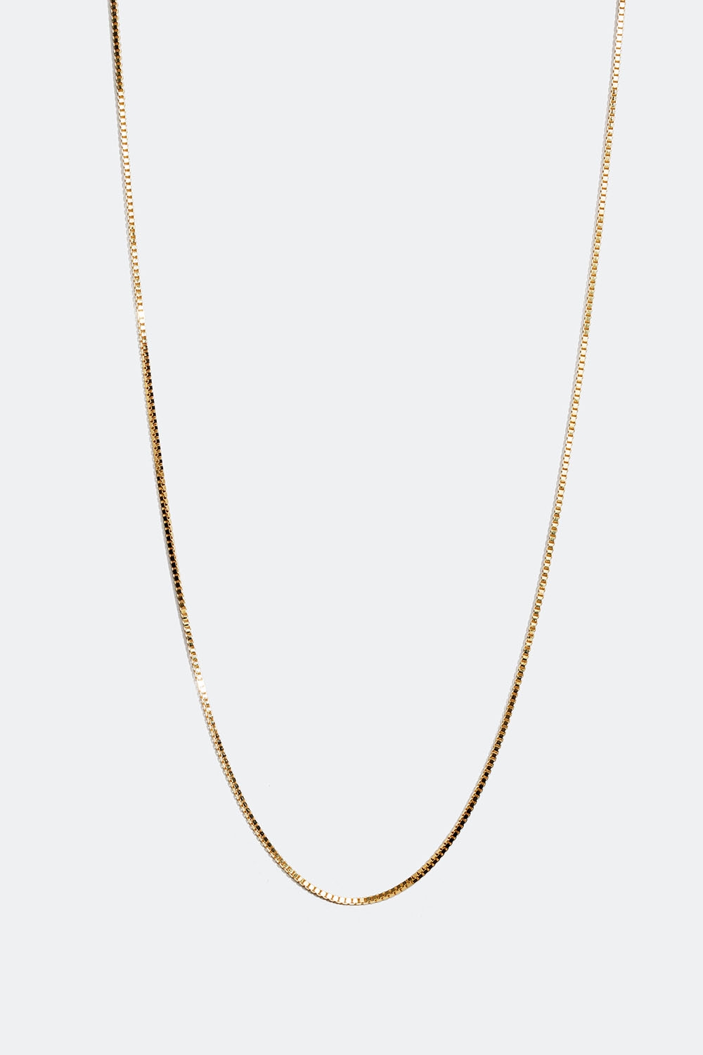 Venetiansk halskedja i 18k guldpläterat äkta silver, 40 cm i gruppen 18k Guldpläterat silver / Halsband i 18k guld hos Glitter (554000742002)