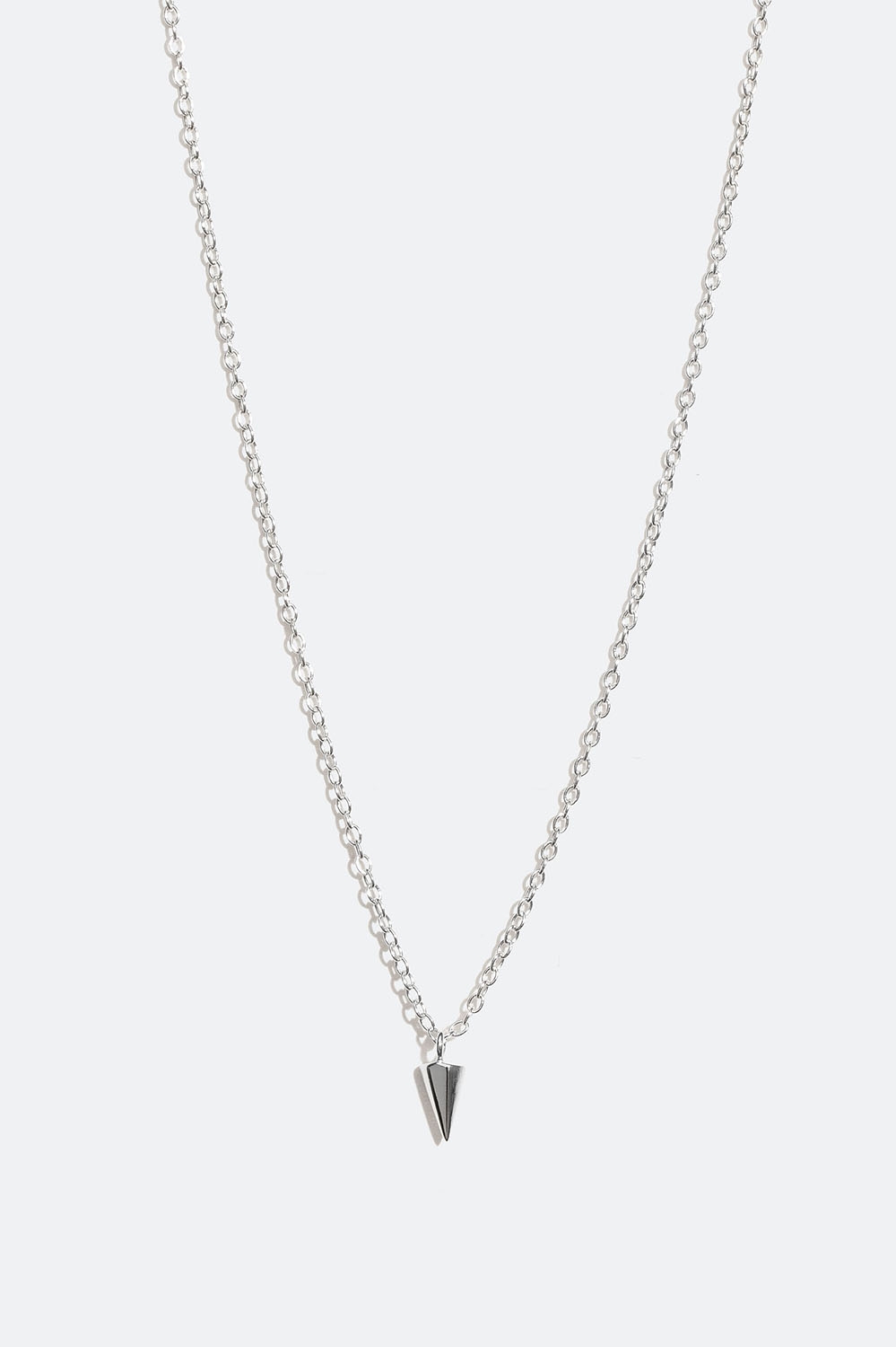 Halsband i äkta silver med nit i gruppen Äkta silver / Silverhalsband / Halsband i äkta silver med hänge hos Glitter (554000951001)
