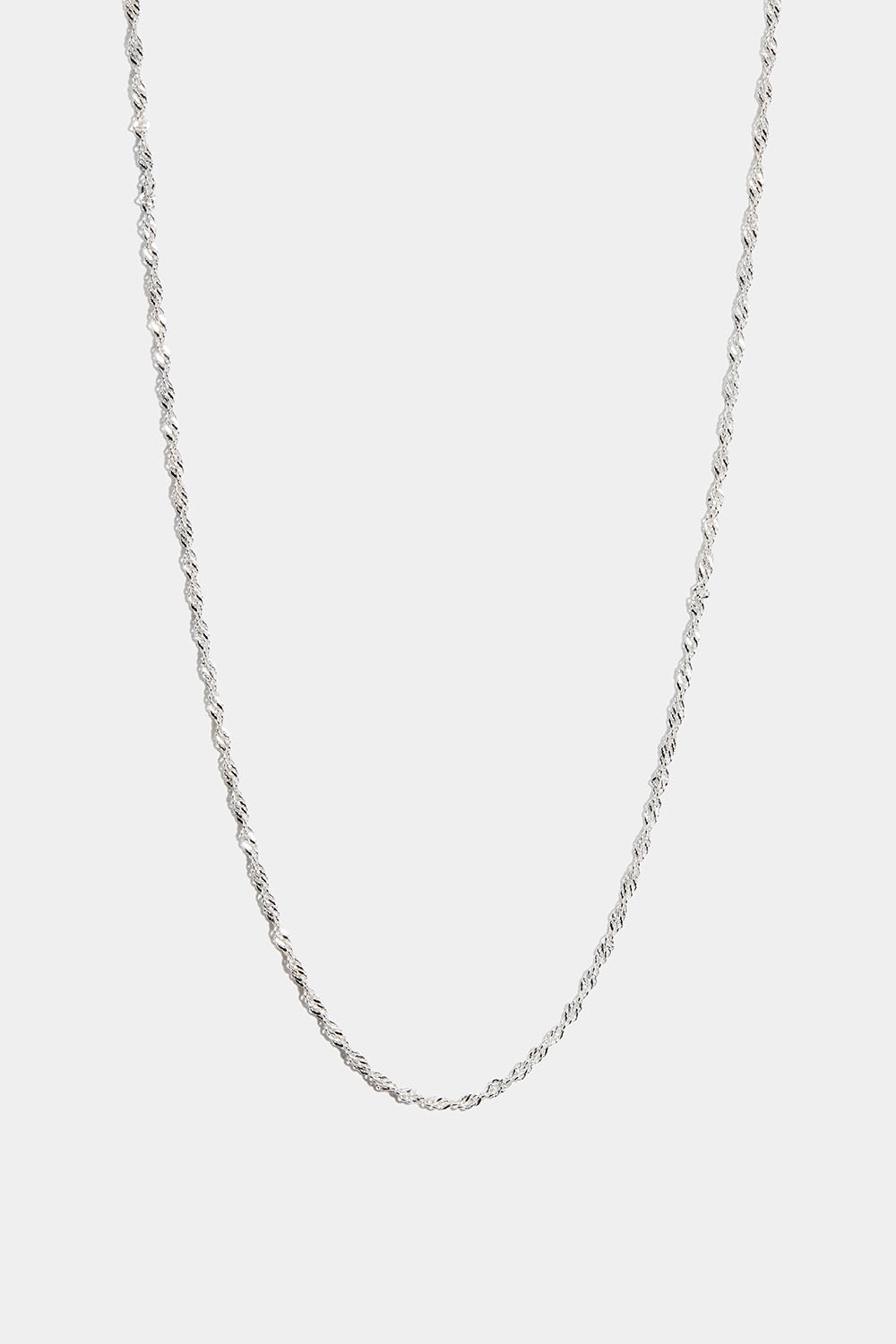 Tvinnat halsband i äkta silver, 36 cm i gruppen Äkta silver / Silverhalsband / Halskedjor i äkta silver hos Glitter (554001391001)