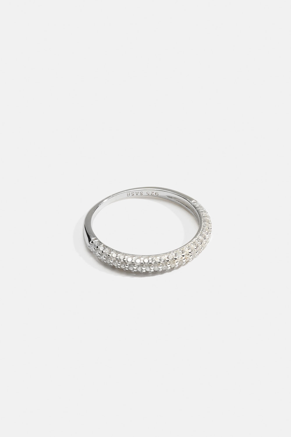 Rundad ring i äkta silver med Cubic Zirconia i gruppen Store week / 2534 hos Glitter (5560009510)