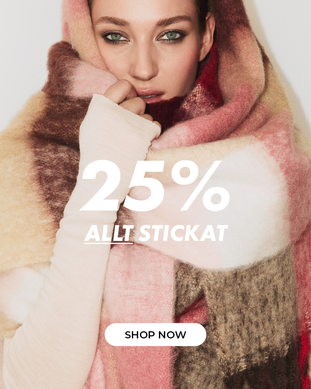 25% på allt stickat