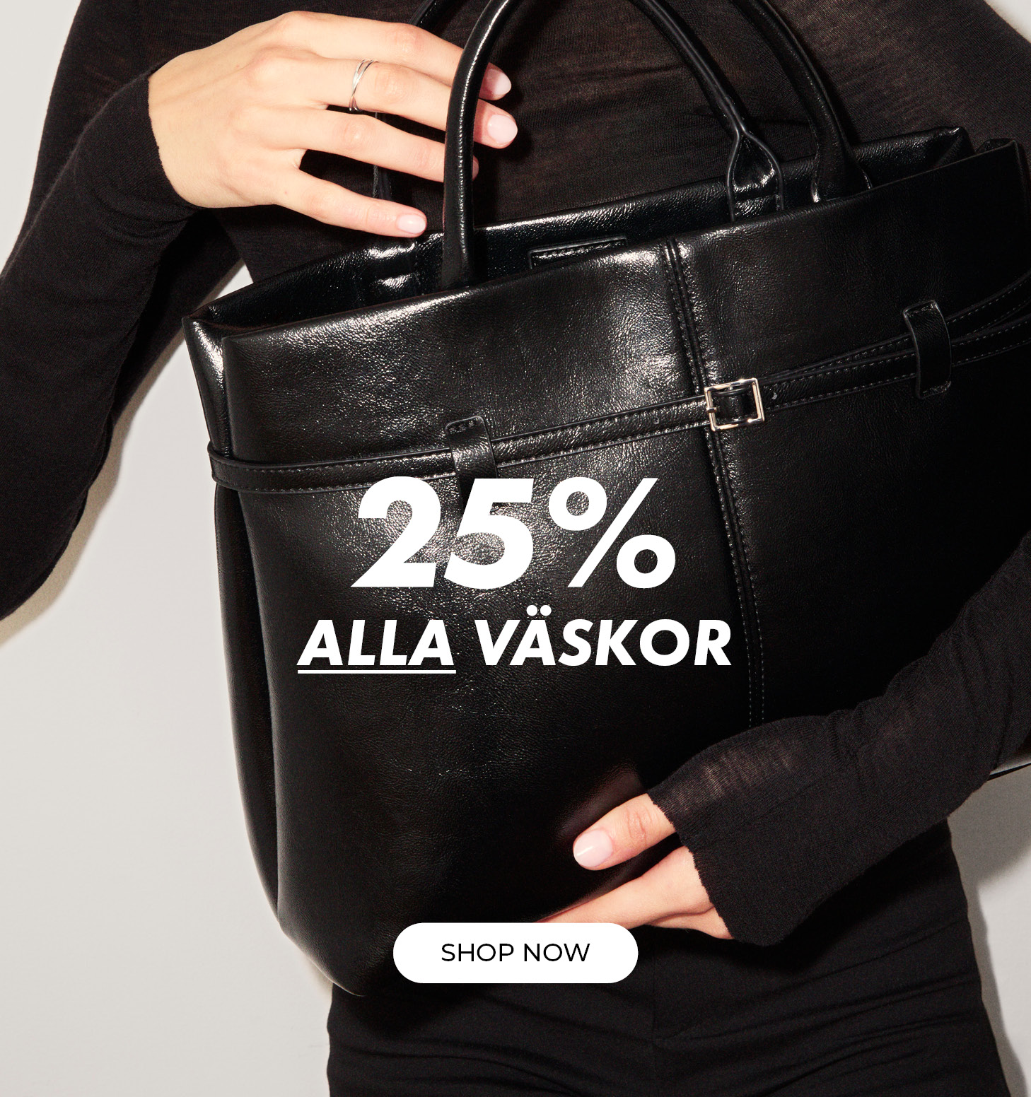 25% alla väskor