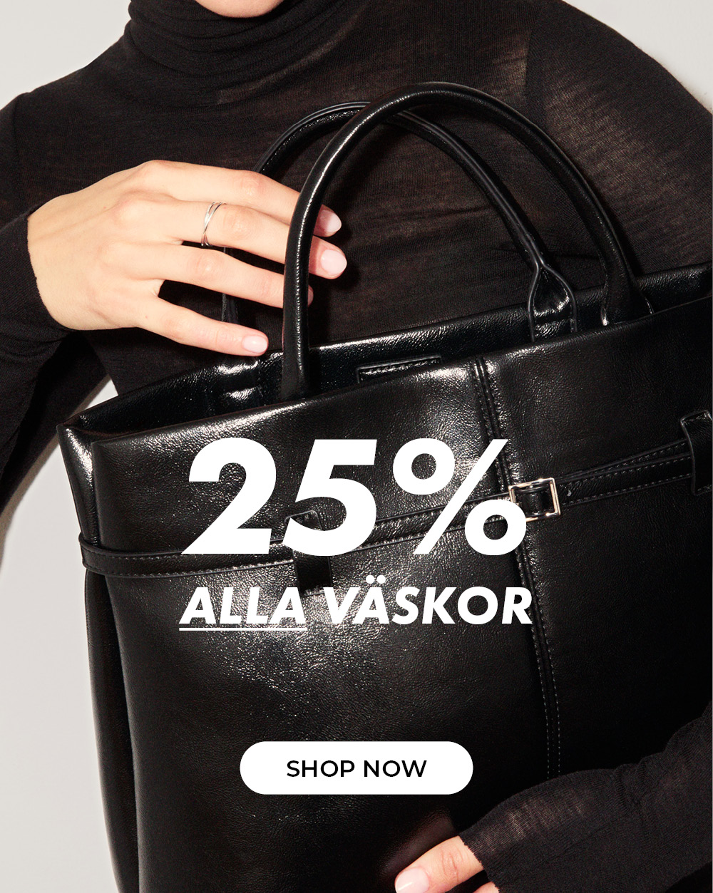 25% alla väskor