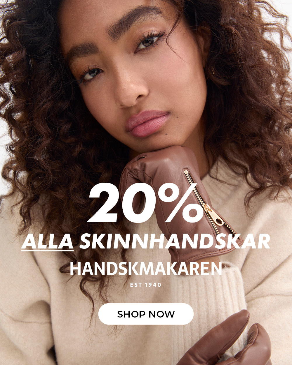 20% alla skinnhandskar från Handskmakaren