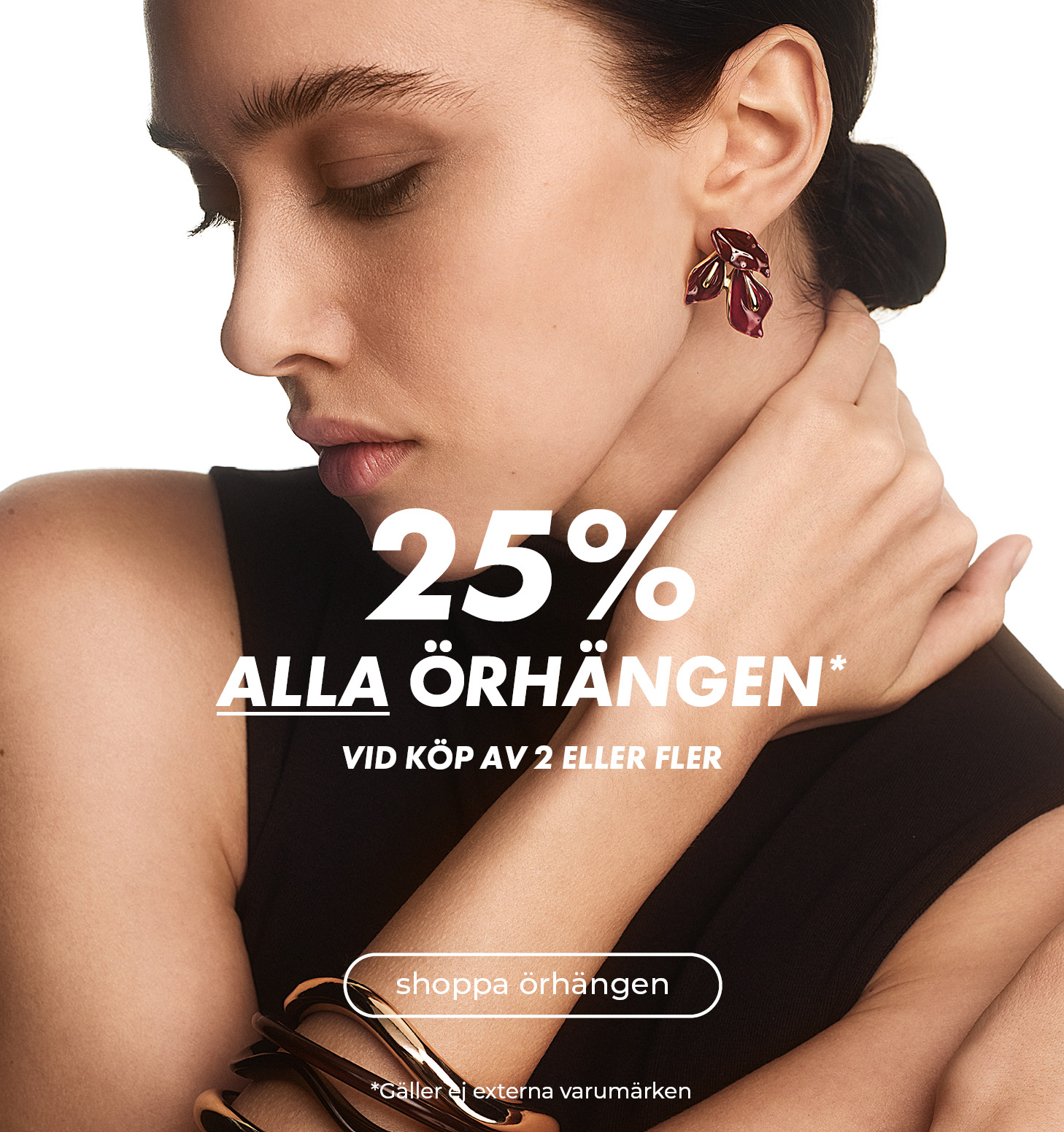 25% alla örhängen - vid köp av två eller fler