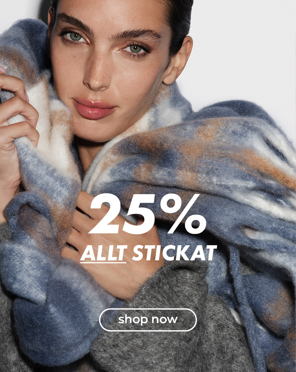 25% allt stickat - shop now