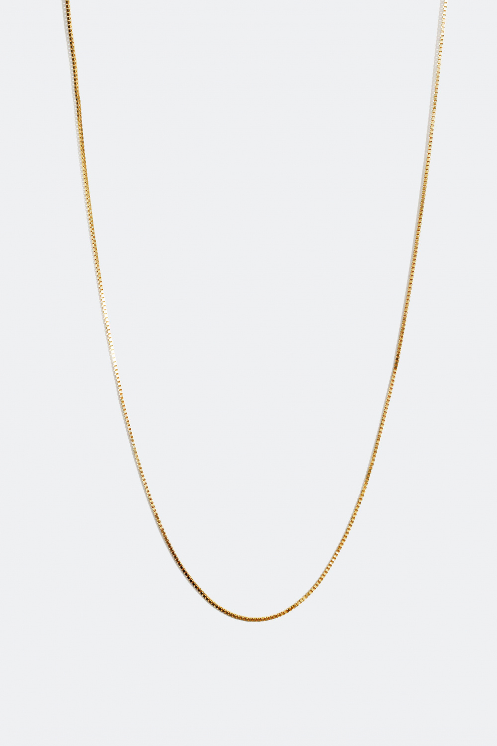 Venetiansk halskedja förgylld med 18 karat guld, 45 cm
