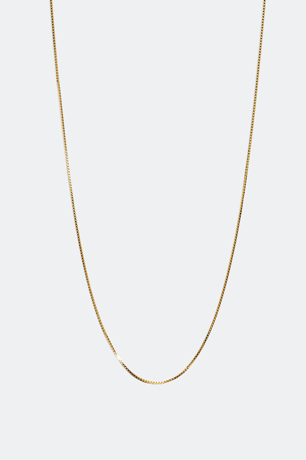Venetiansk halskedja förgylld med 18 karat guld, 55 cm