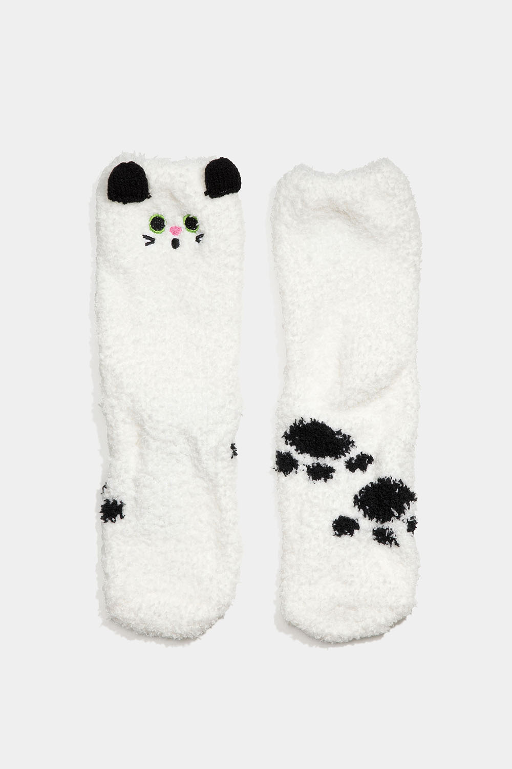 Fluffiga strumpor med katt