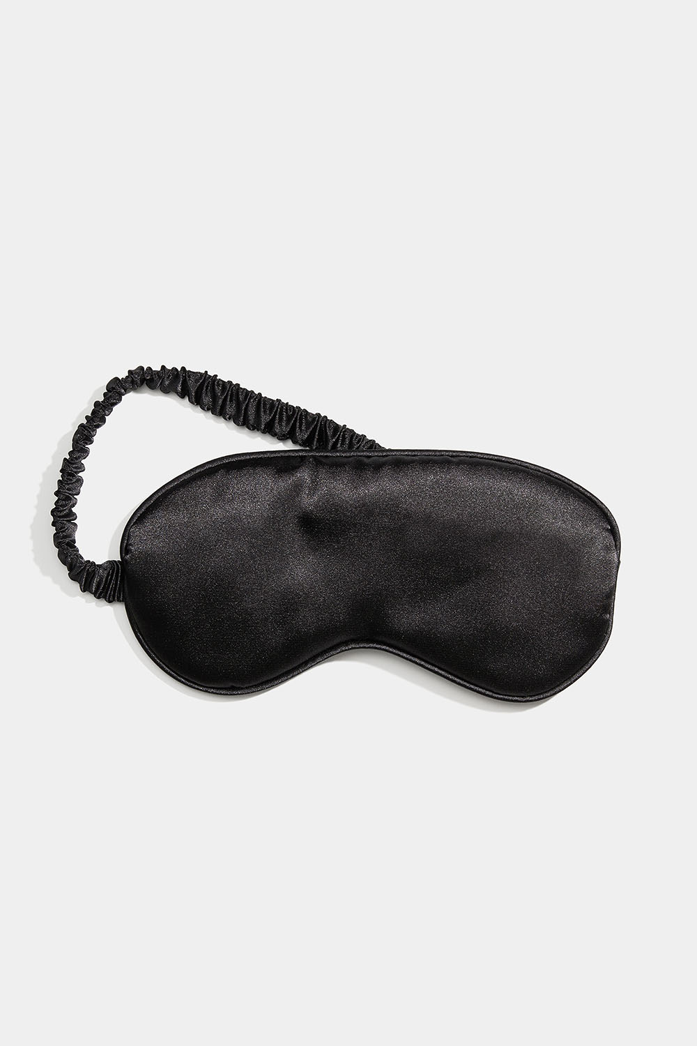 Svart sovmask i satin