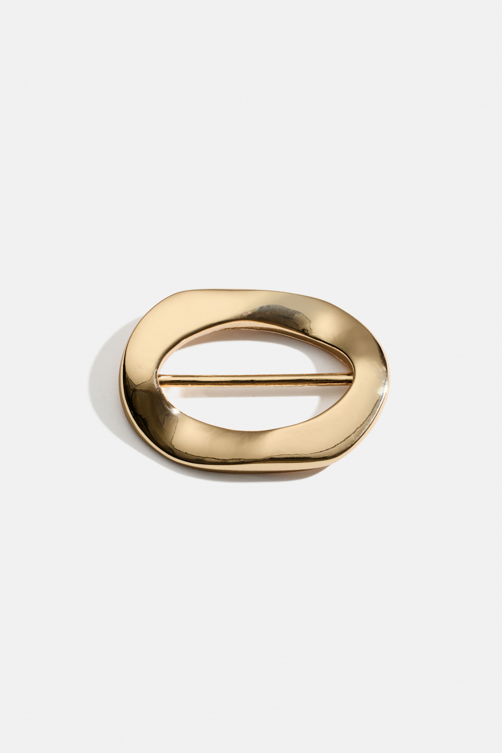 Guldfärgad scarf ring