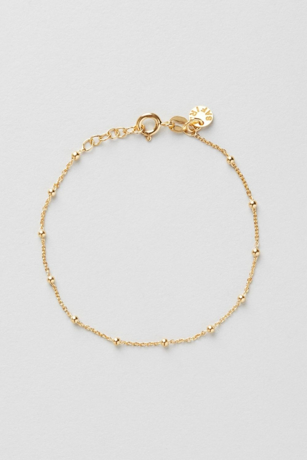 Dot Chain Bracelet 18k Gold Plated