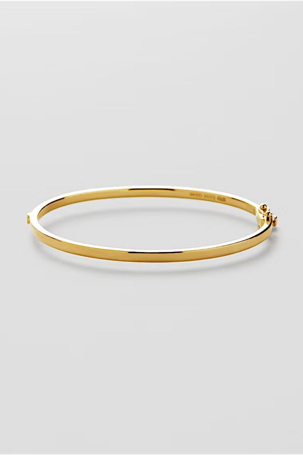 Chloé Bangle Bracelet (S) 24k Gold Plated