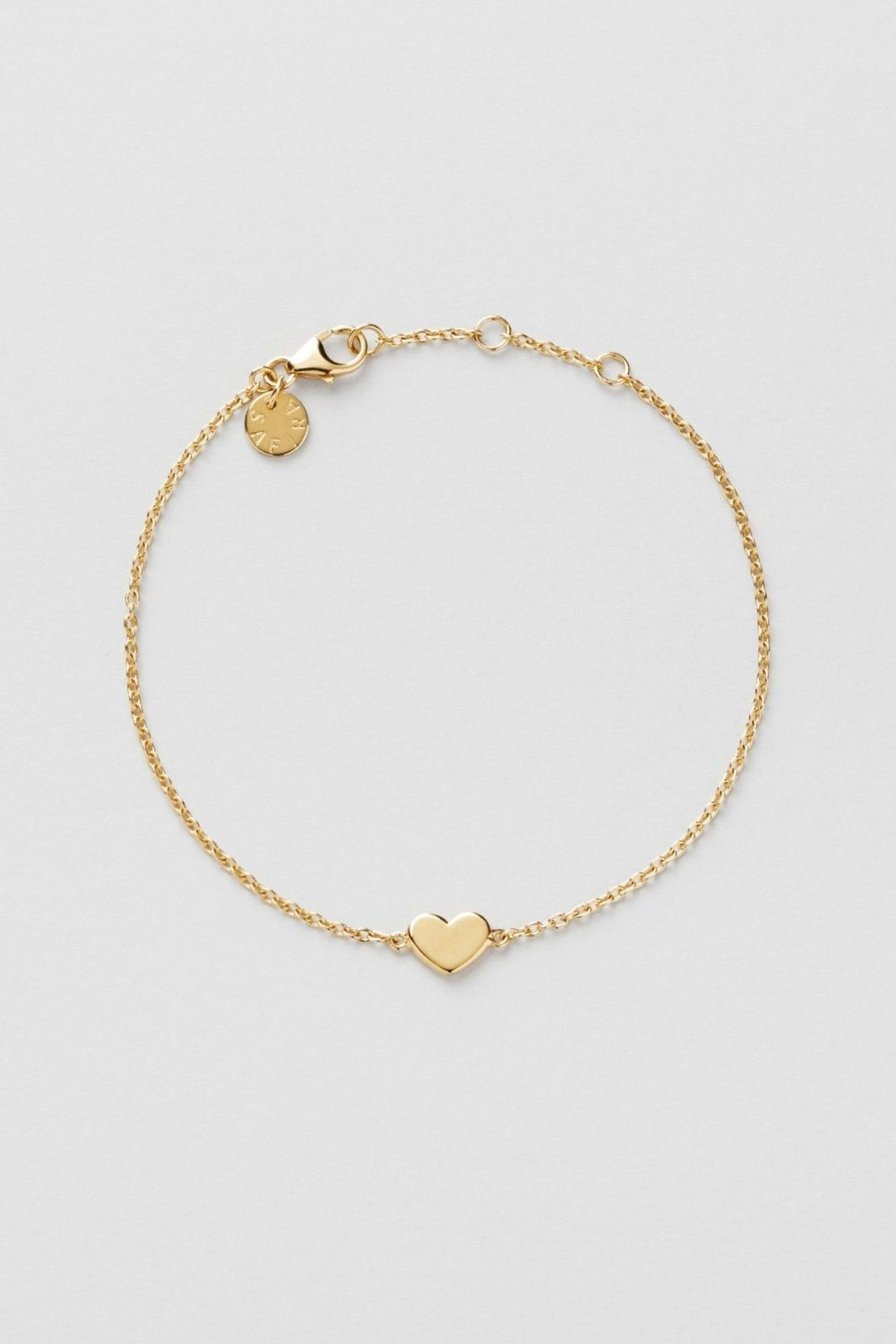 Heart Bracelet 24k Gold Plated
