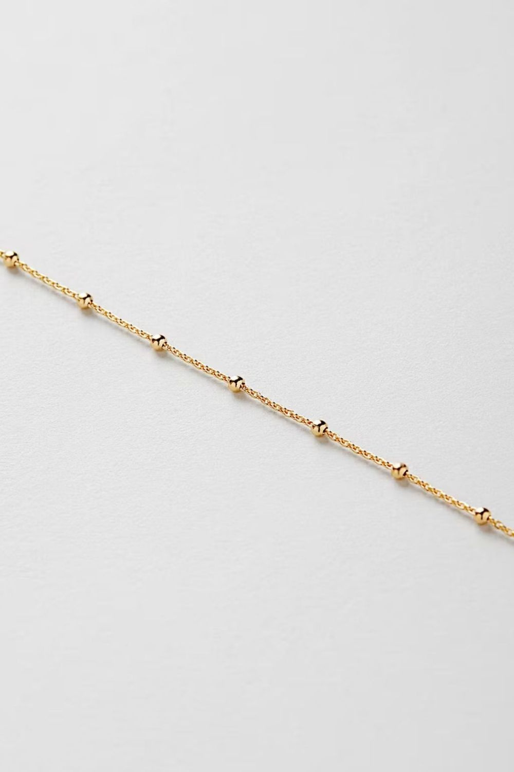 Dot Chain Choker 18k Gold Plated