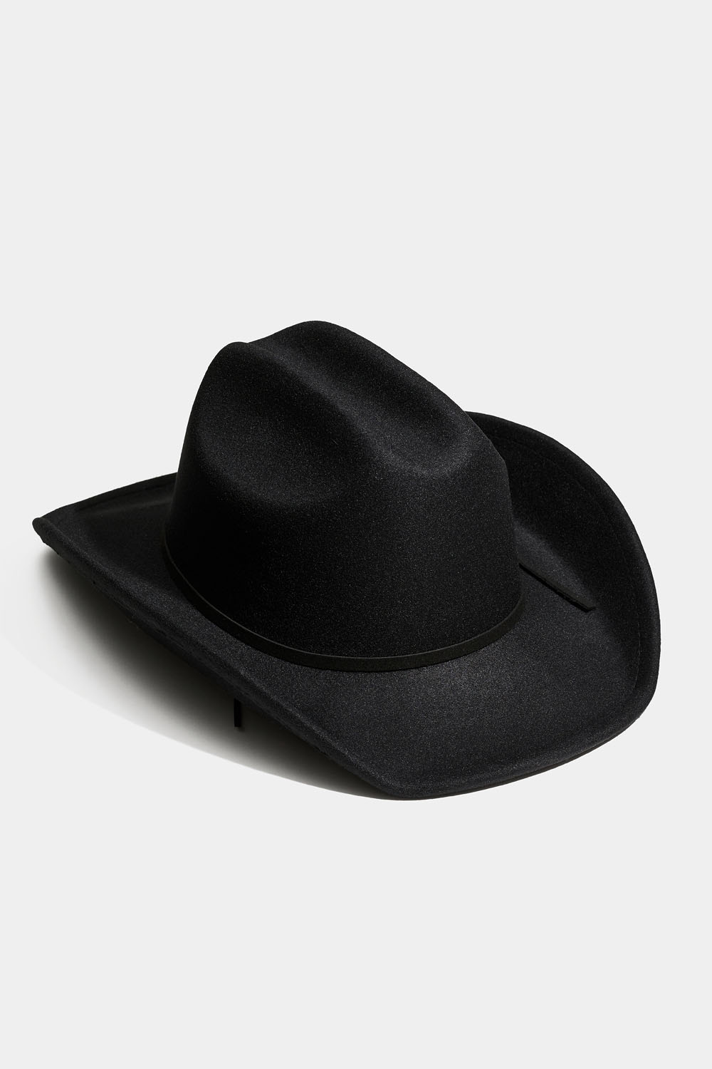 Svart cowboy hatt