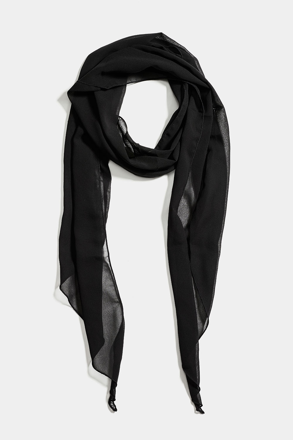 Lång svart scarf