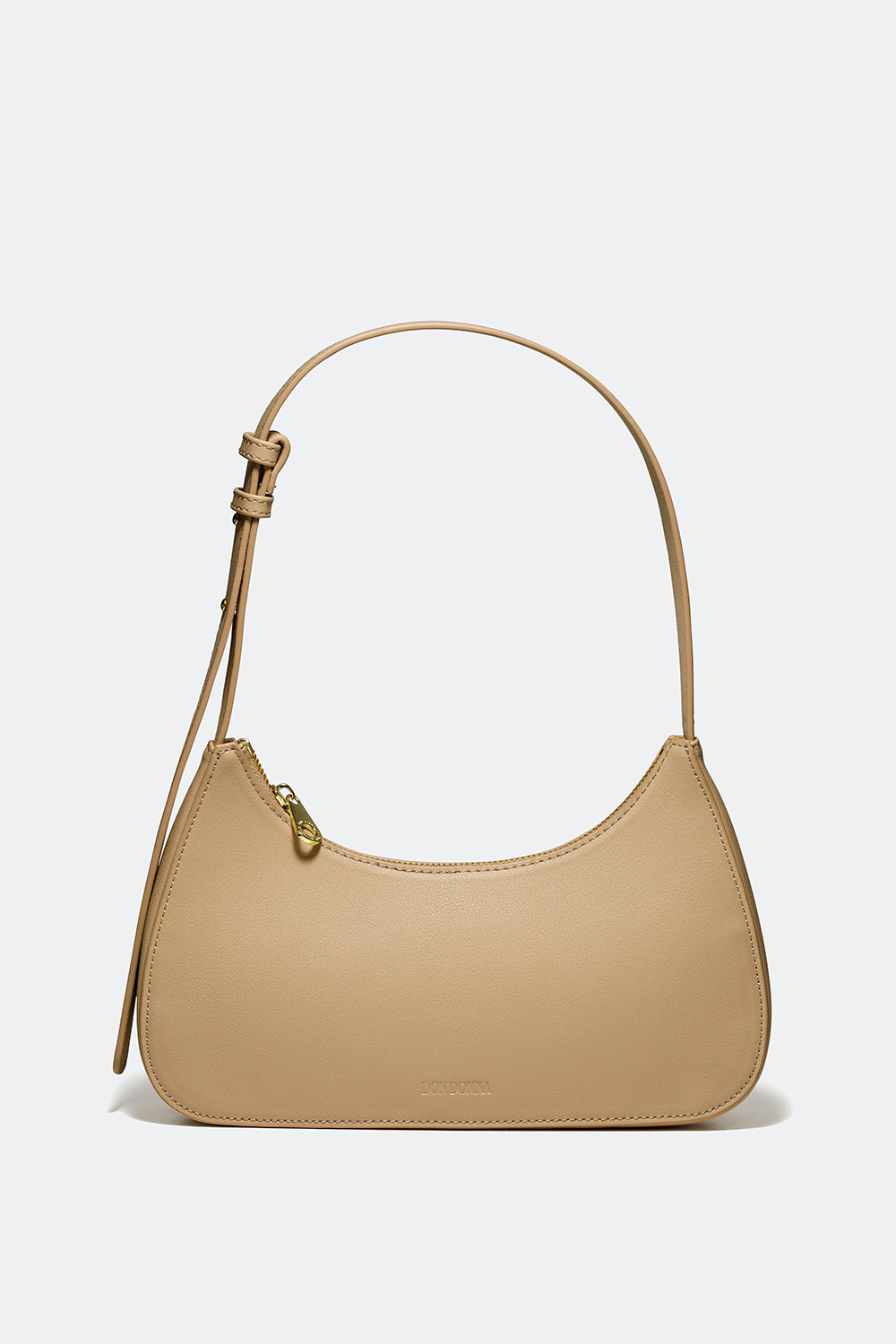 Beige baguetteväska