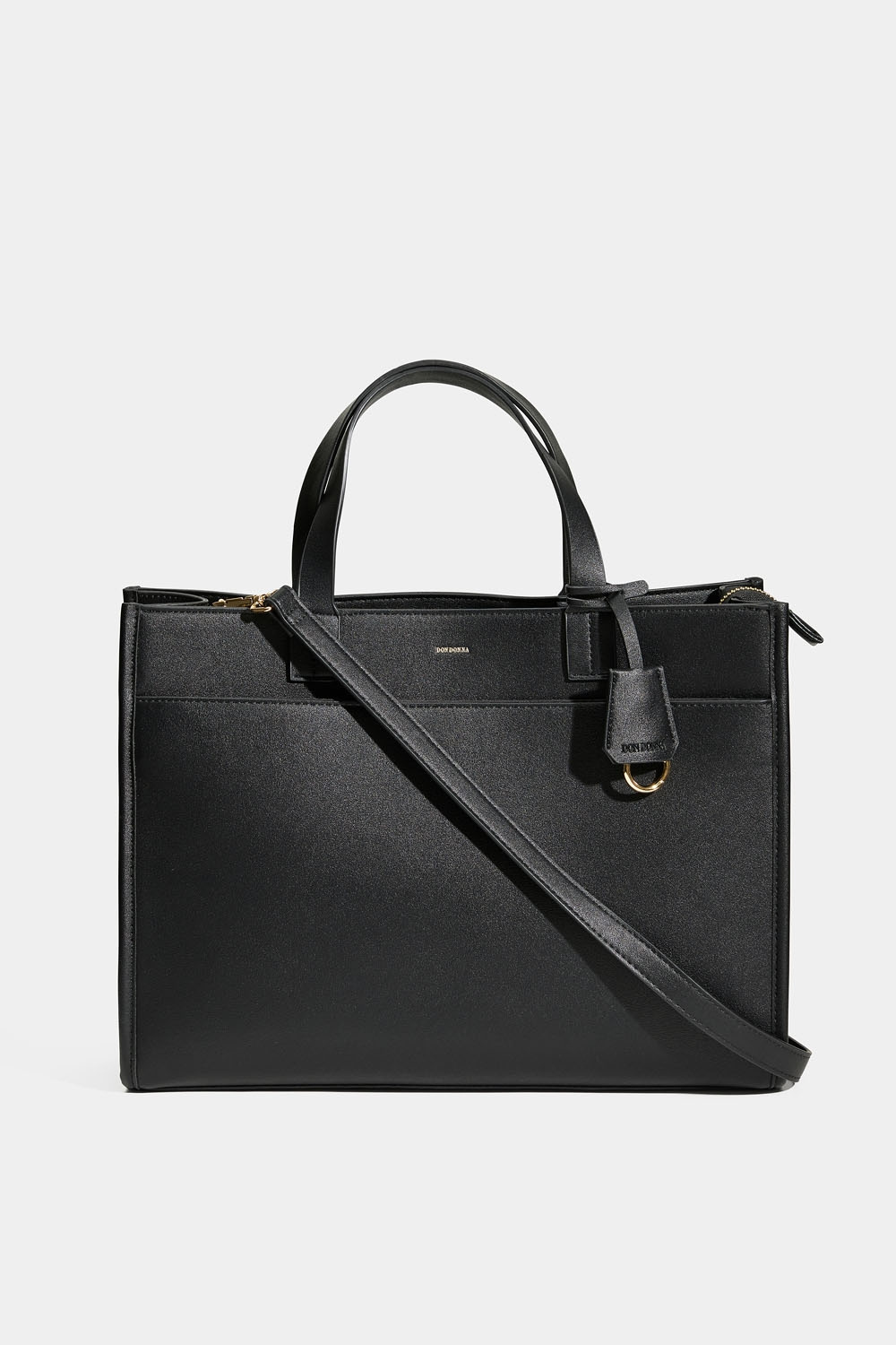 Svart  handväska med datorfack