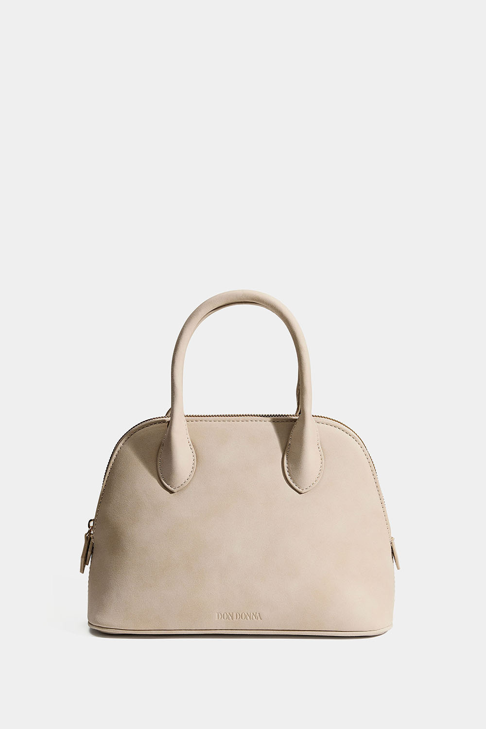 Beige väska i mockaimitation