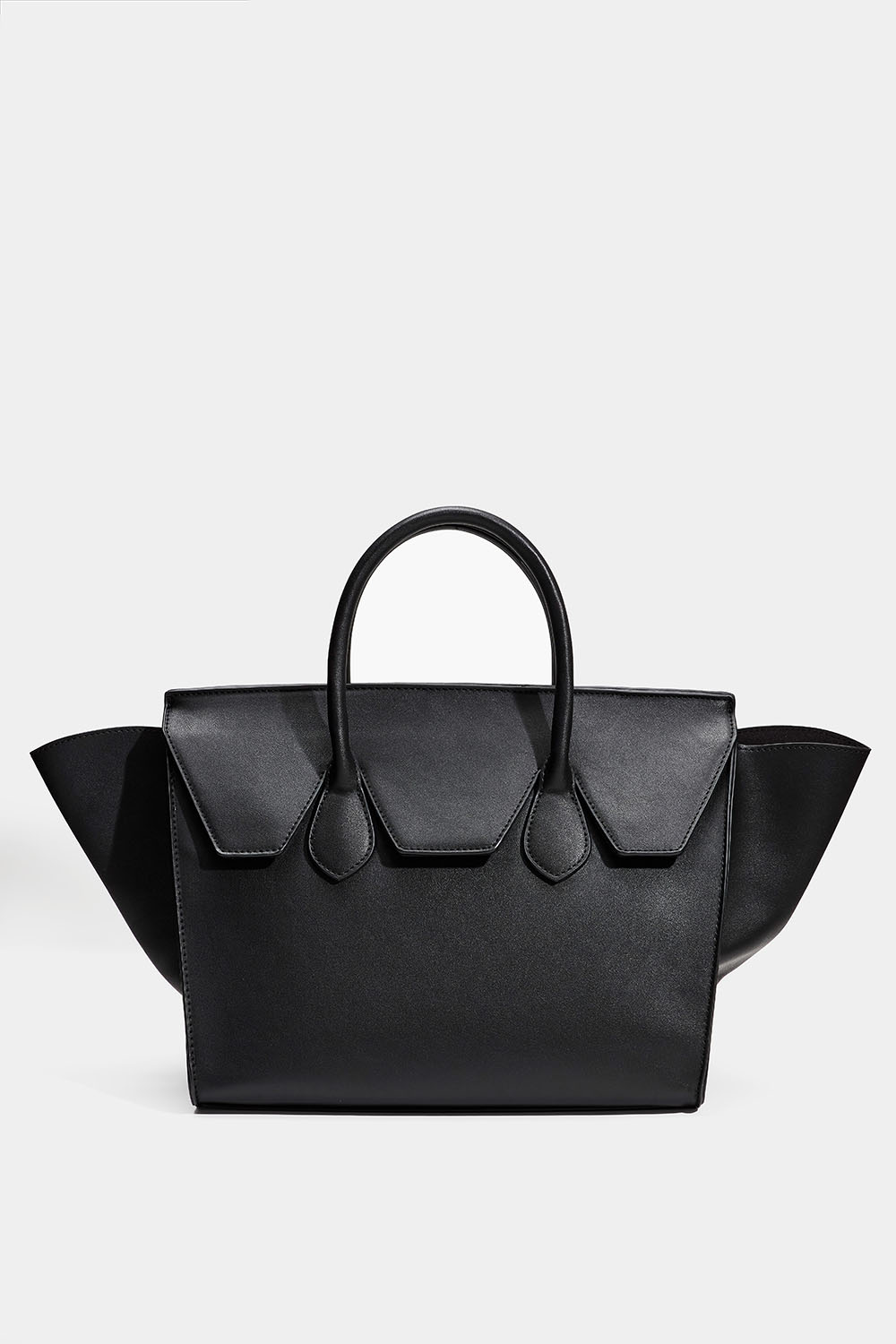 Svart strukturerad tote bag