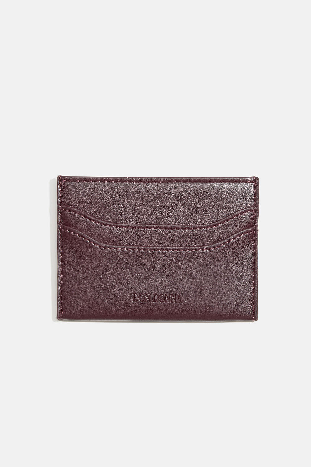 Korthållare i vinrött