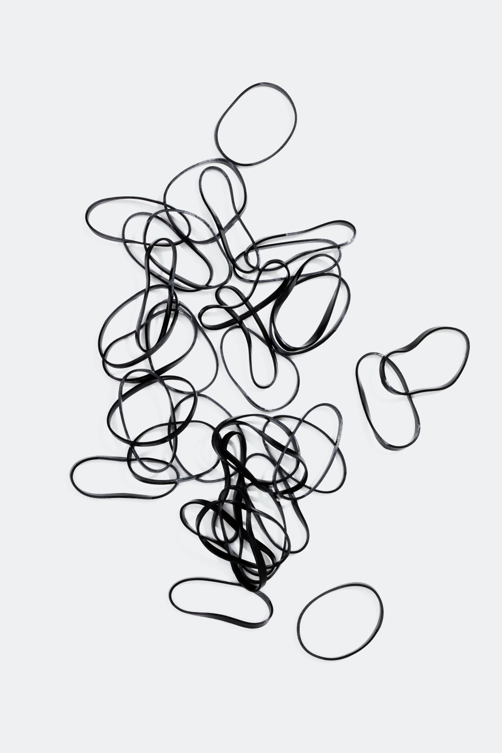 Hårsnoddar, silicon, 36-pack