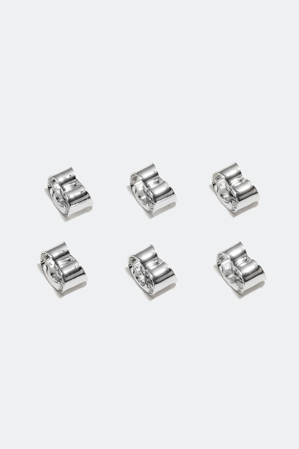 Fjärilslås för örhängen, 6-pack