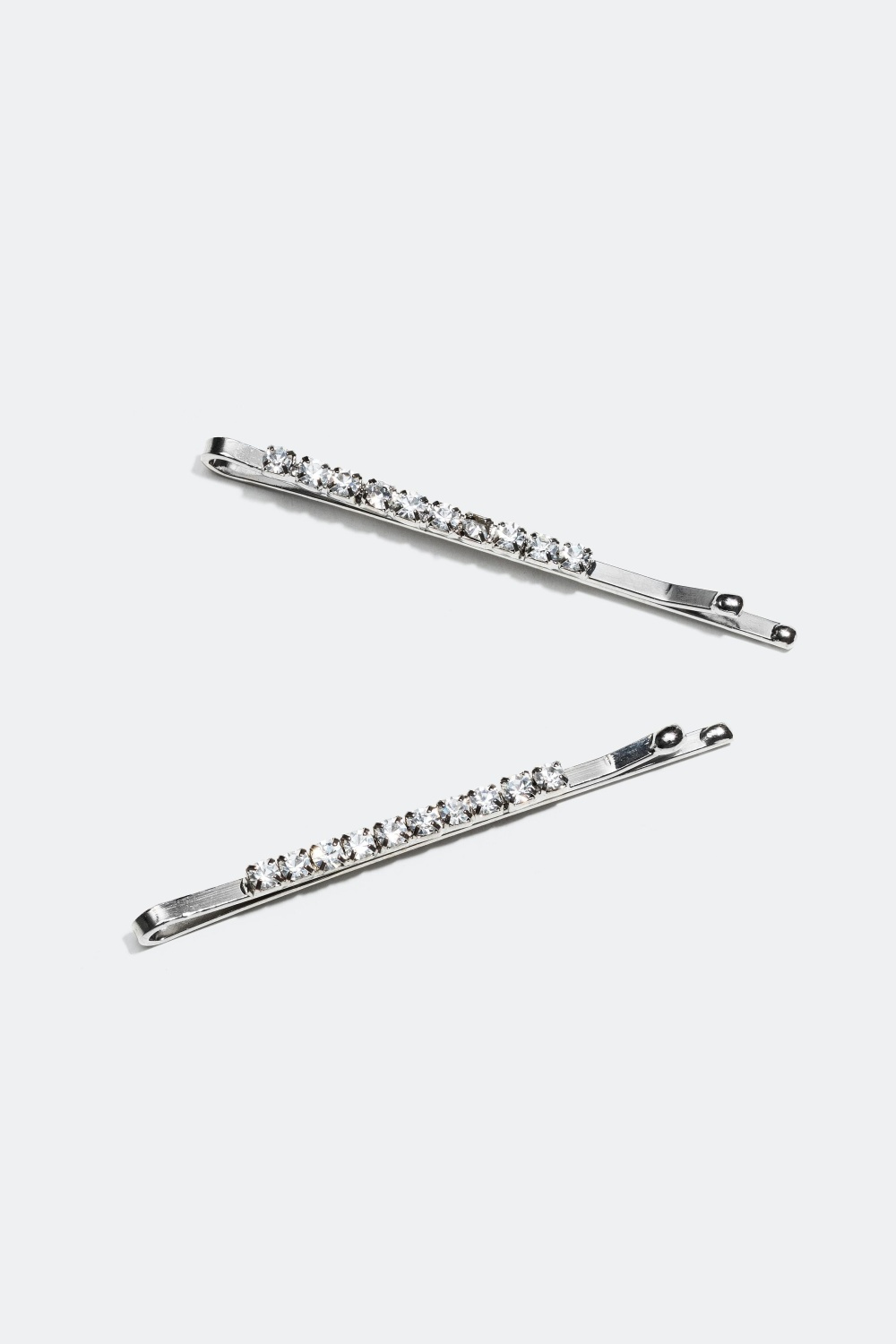 Hårnål med strasstenar, 2-pack