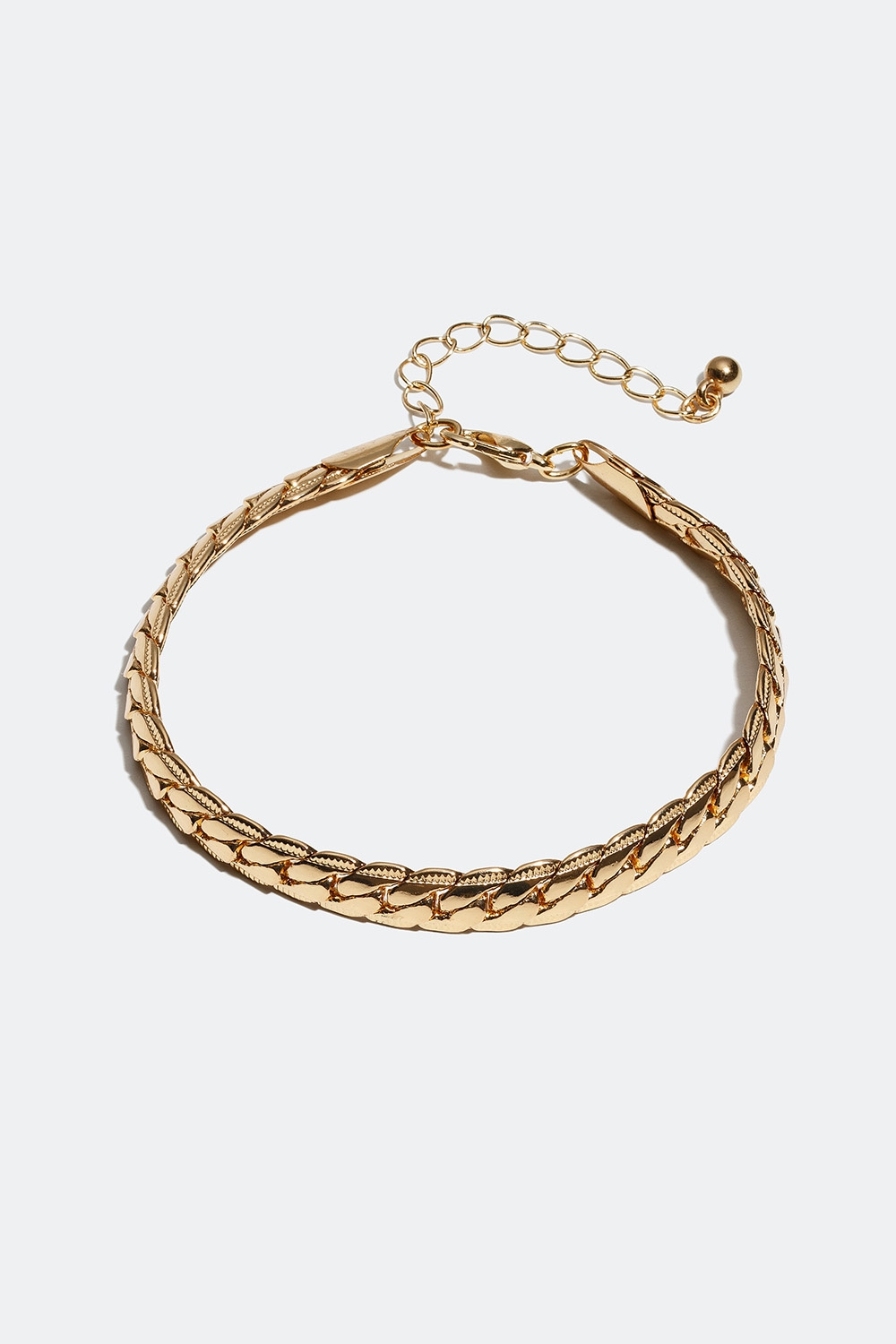 Armband med platt kedja