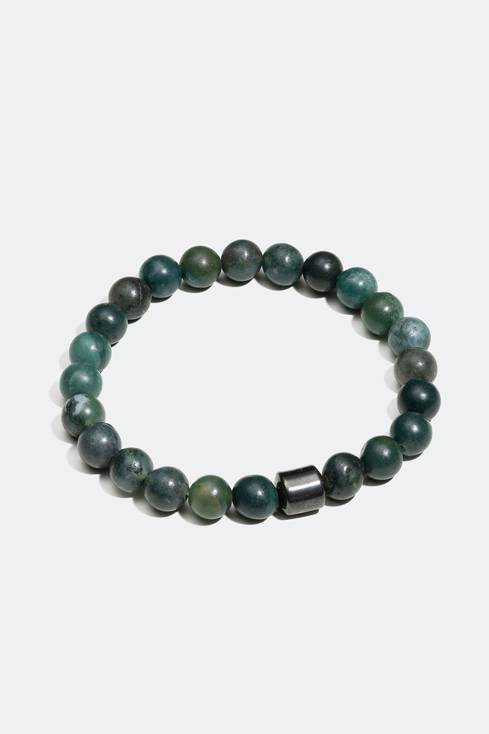 Armband i grön jasper natursten