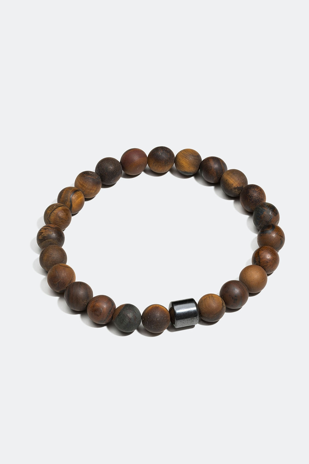 Armband i brun tiger eye natursten