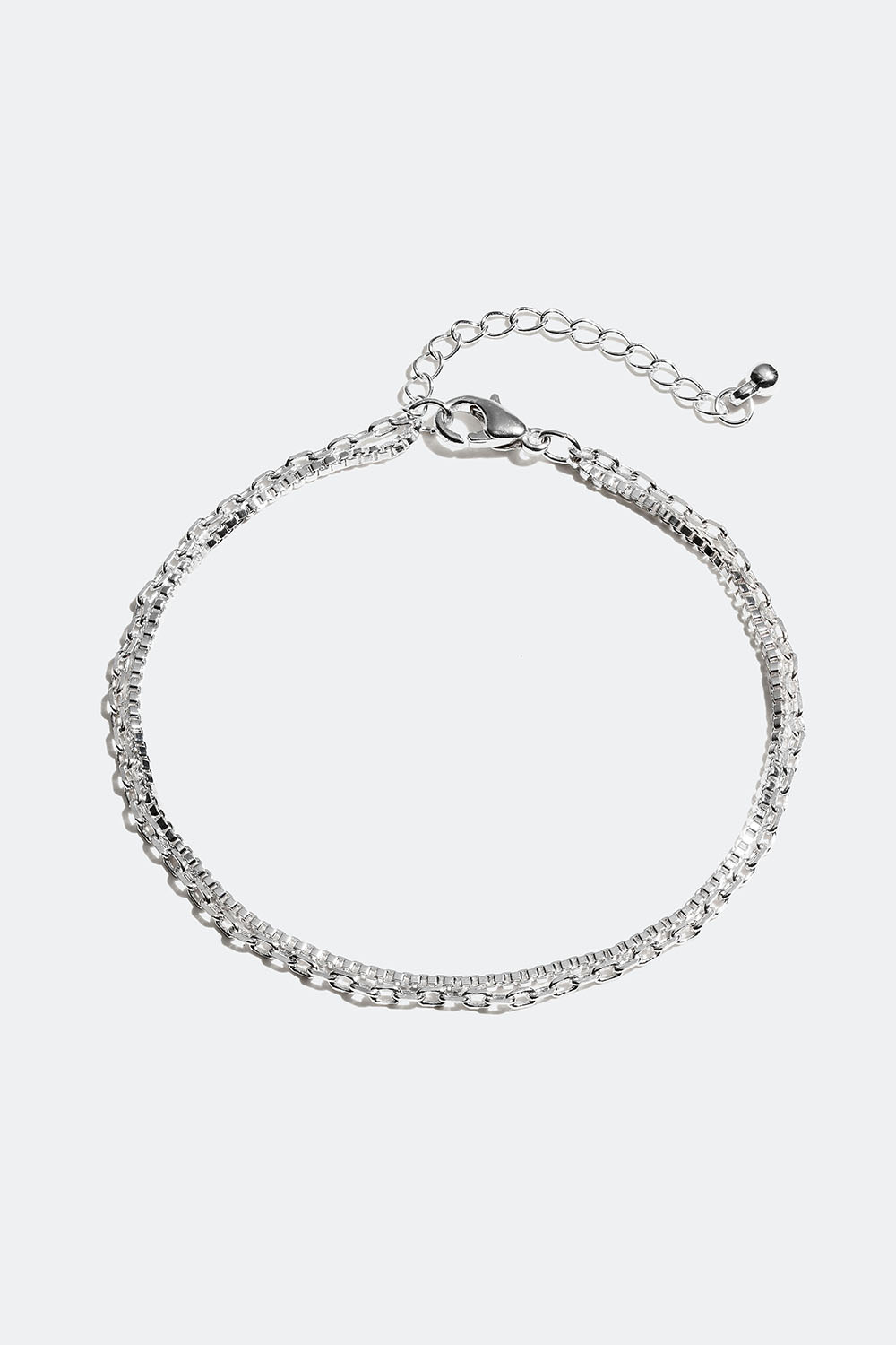 Kedjearmband med dubbla länkar