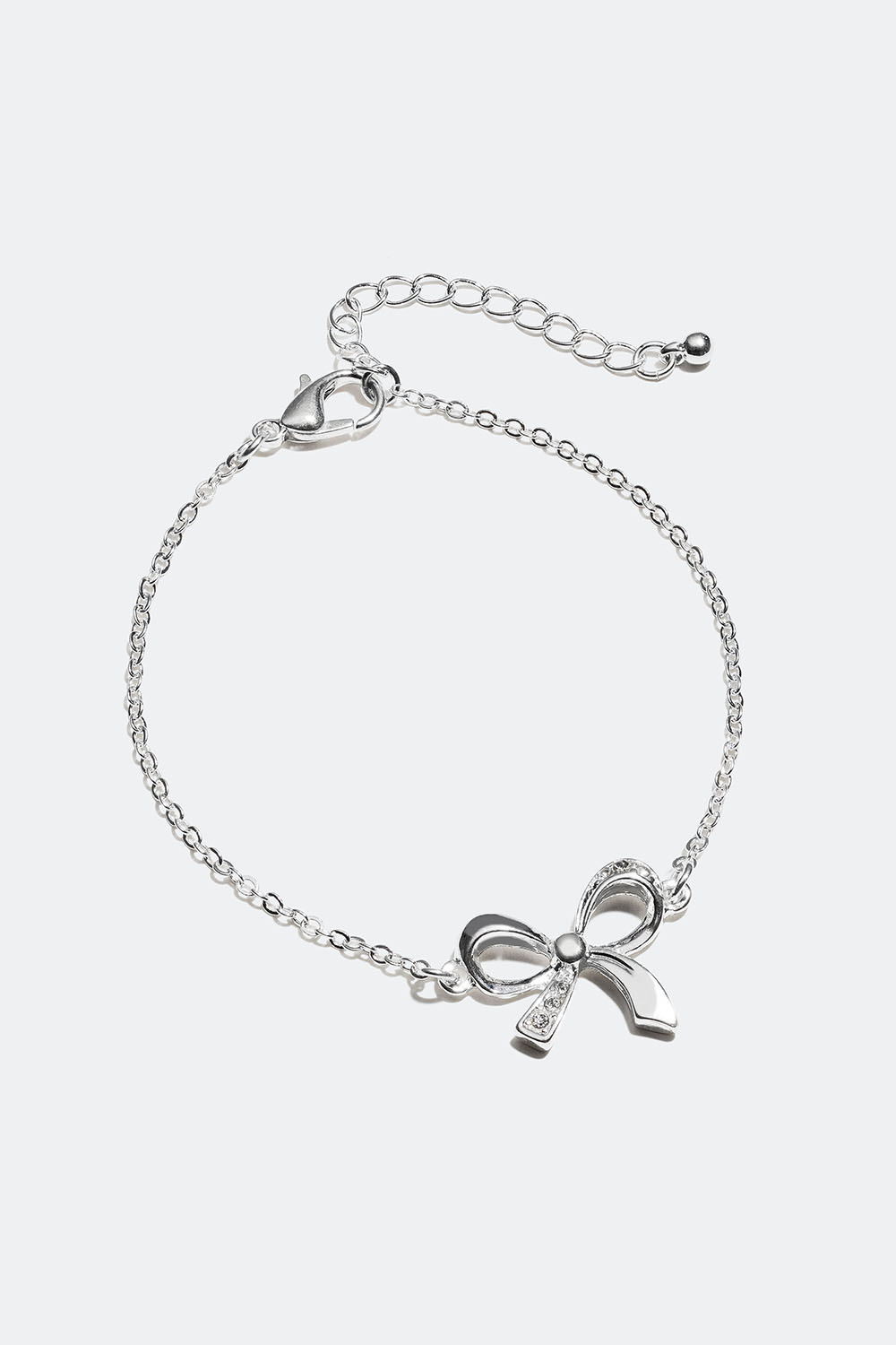 Armband med rosett och glasstenar