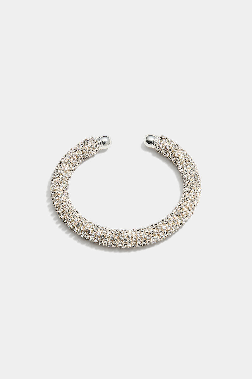 Rundad bangle med strass